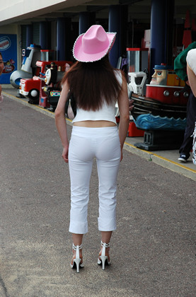 Pink hat, Bournemouth