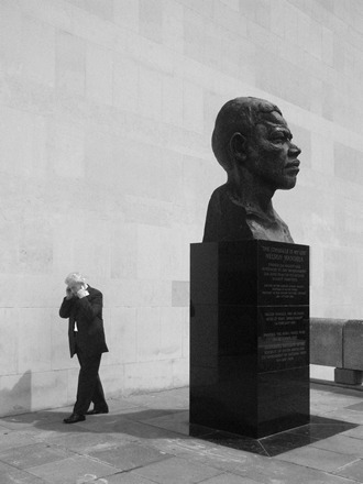 Mandela statue, London