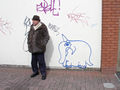 Elephant graffiti, Bournemouth