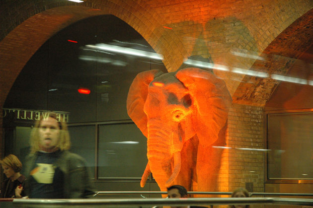 Elephant in the room, London