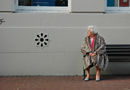 Woman in fur coat, Bournemouth