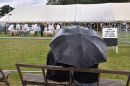 Bad weather for sheep judging at the New Forest Show
