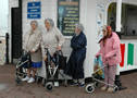 Elderly ladies, Brighton Pier