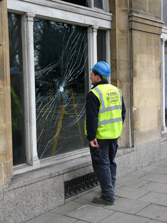 Broken window, Bristol